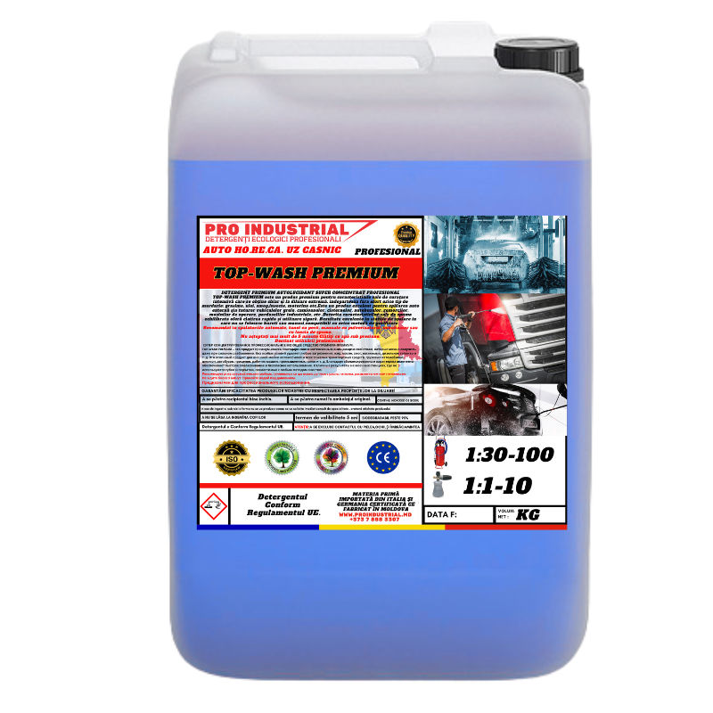 Top-wash premium /12kg 680.00 l detergent premium autolucidant super concentrat profesional фото 0