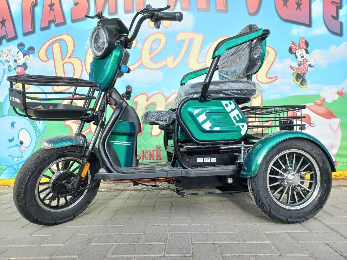 E-scooter трехколесный tronix4. гарантия. бесплатная доставка. foto 2
