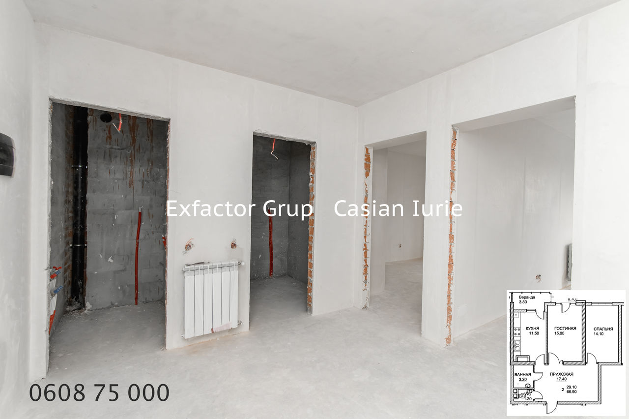 Apartament cu 2 camere,  Buiucani,  Chișinău mun. foto 6