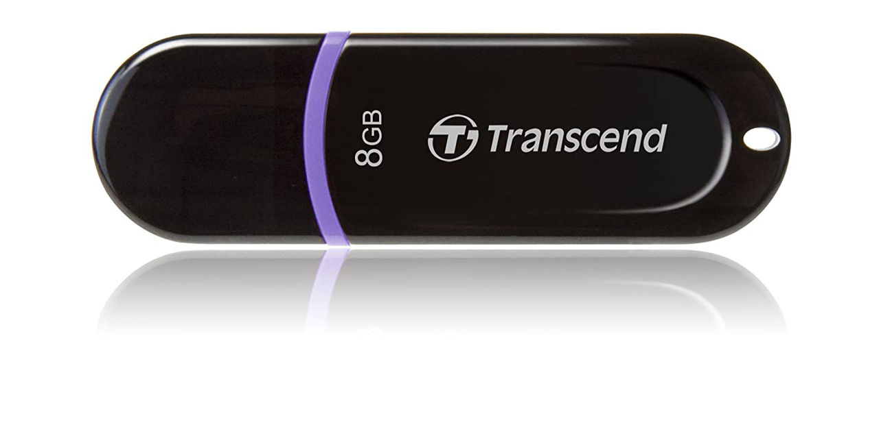 Флешка transcend мигает но не определяется