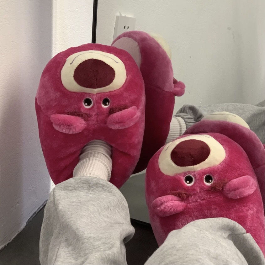 Большие теплые тапочки