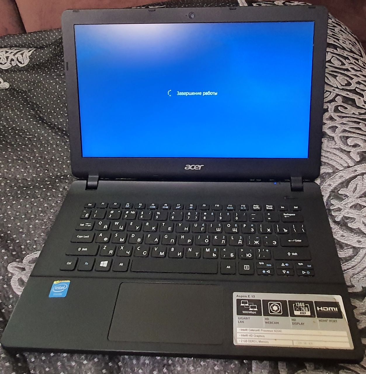 ACER Aspire ES1-311-C0G Black foto 0