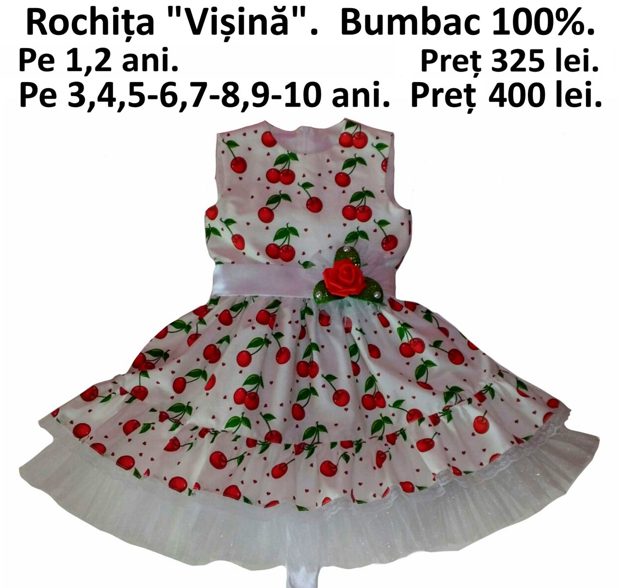 Rochițe pentru fete pe 1-10 ani!!! foto 3