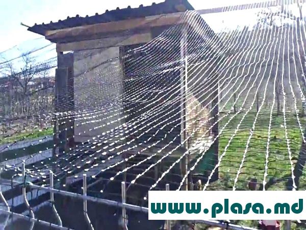 Plasa voliera de plastic.Plasa pentru umbrire.Пластиковая вольерная сетка для птиц.Затеняющая сетка. фото 5