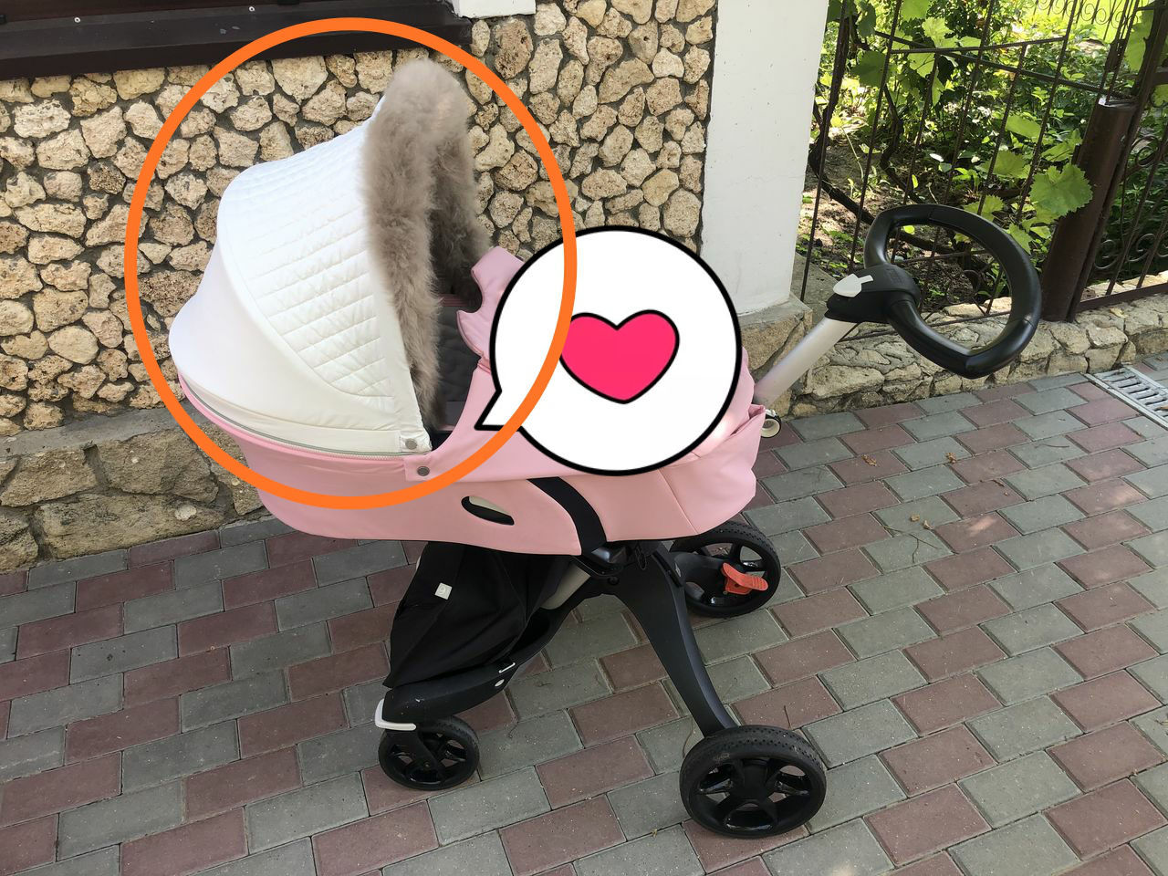 Stokke зимний капюшон с овчиной Stokke, подстаканник, адаптеры и ...