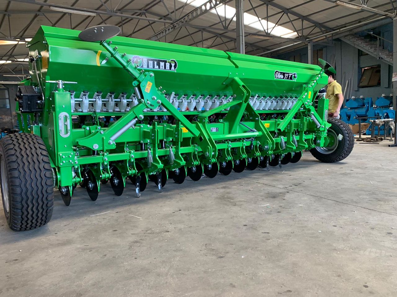 Semanatoare cereale paioase Dublu Disc Turcia.(avem la depozit 4m). foto 18