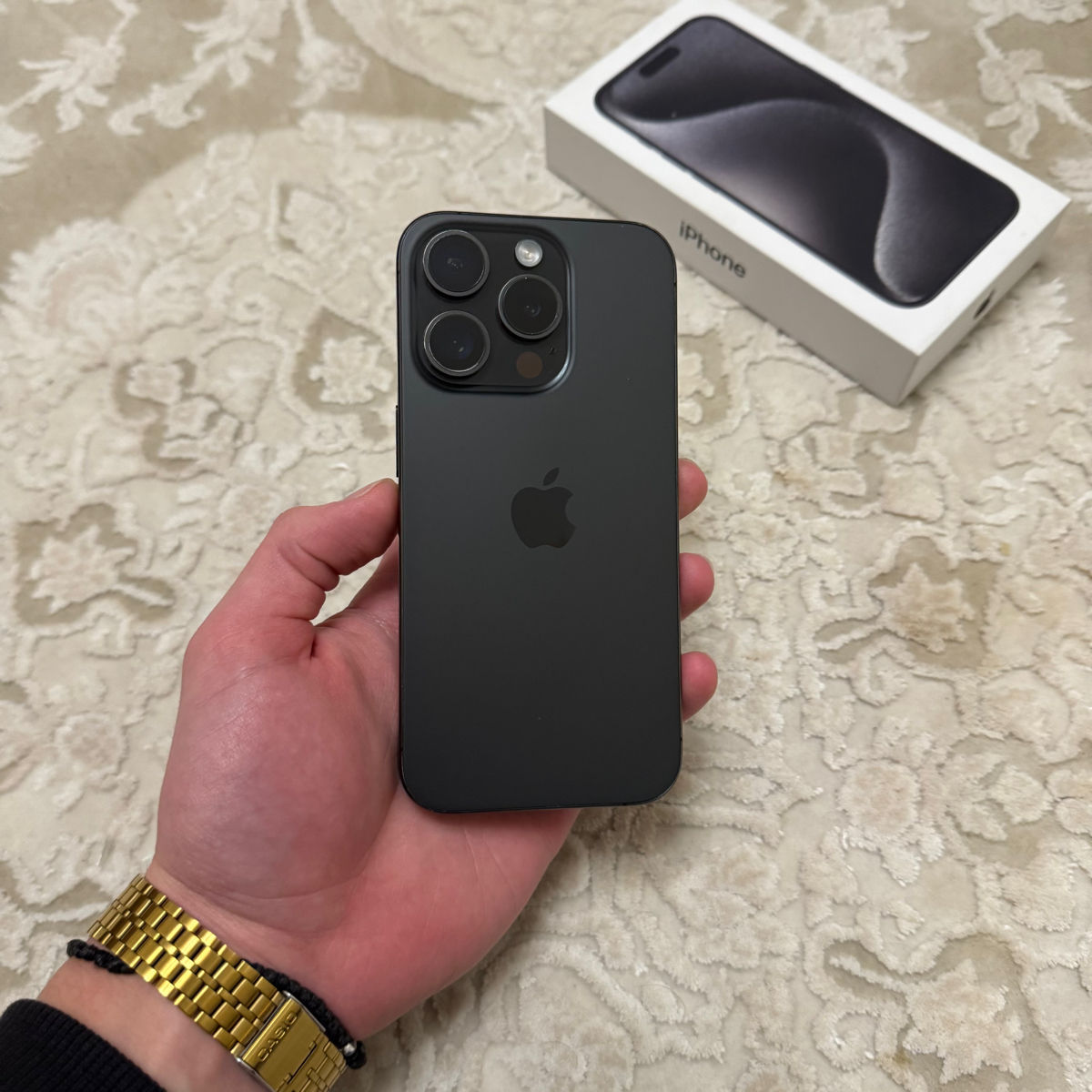 iPhone 15 Pro 128GB Black Titanium фото 0