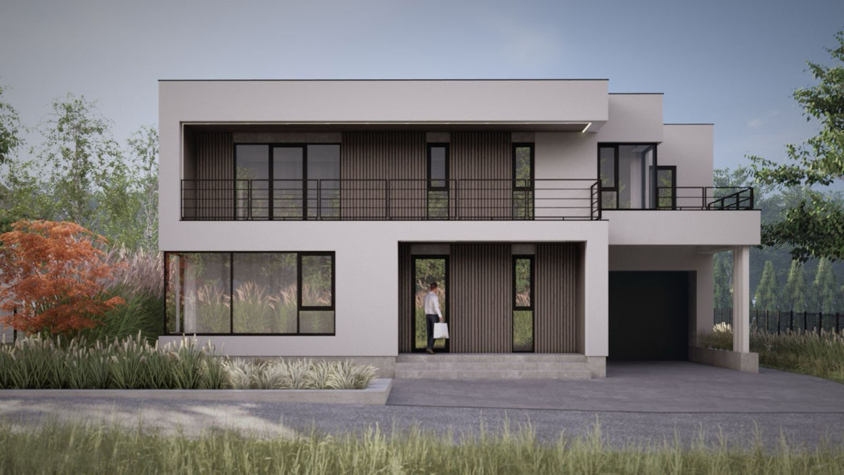 Codru,casa  nouă-390 mp,teren 6 ari  фото 0