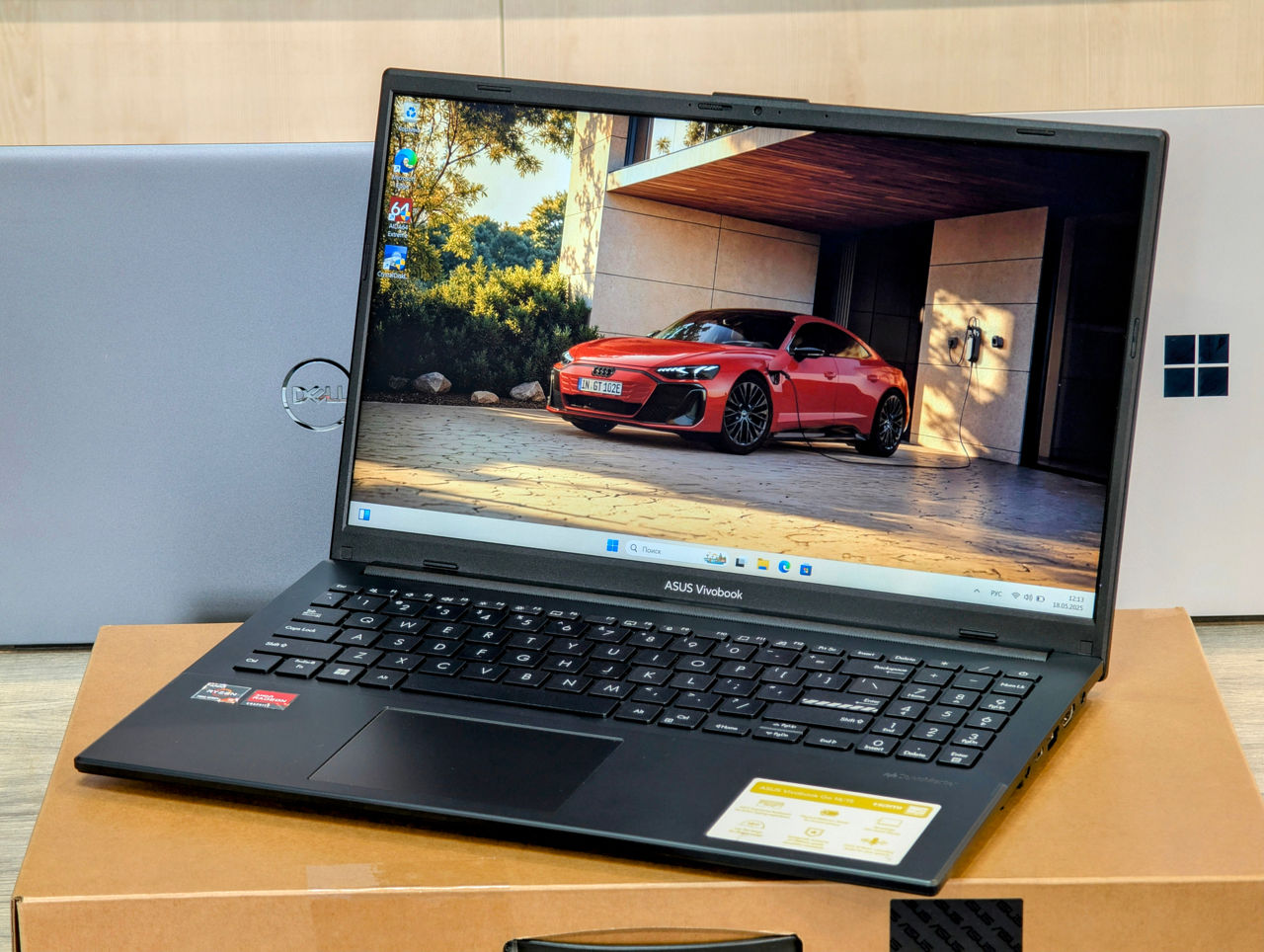 Ноутбук Asus VivoBook GO (Ryzen 5 7520u/16Gb DDR5/512Gb NVMe SSD/15.6" FHD) фото 0