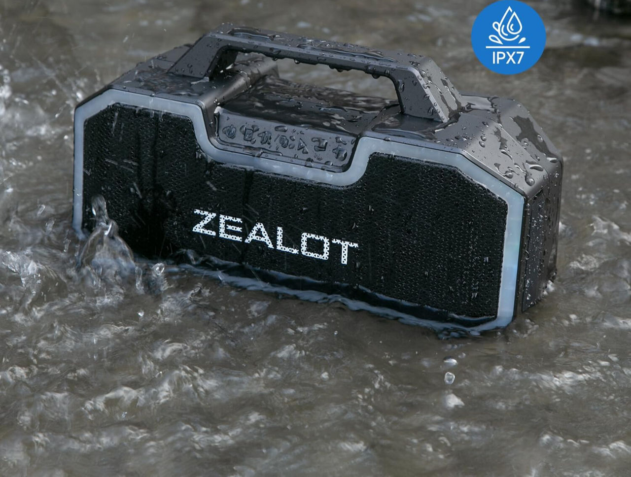 Boxe Bluetooth Zealot 80W Rezistente la Apă și Model AK-ZG-02 Wireless – Calitate Premium foto 7