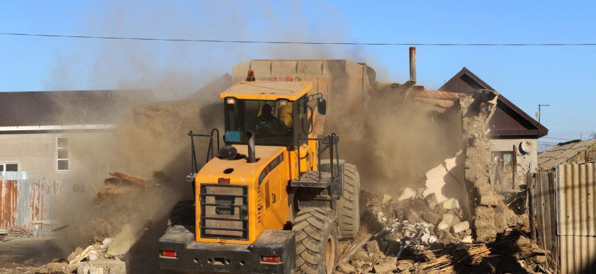 Услуги снос-демонтаж разборка домов строений сооружений конструкций ...