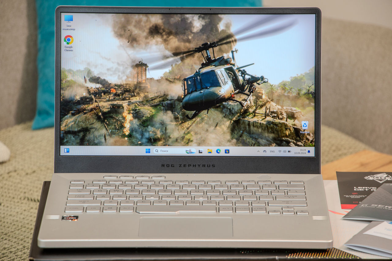 Asus ROG Zephyrus G14 - Ryzen 7 7735HS, 16Gb Ram, 500Gb SSD,Radeon RX 6700S, 14.1" 2K IPS 120Hz foto 0