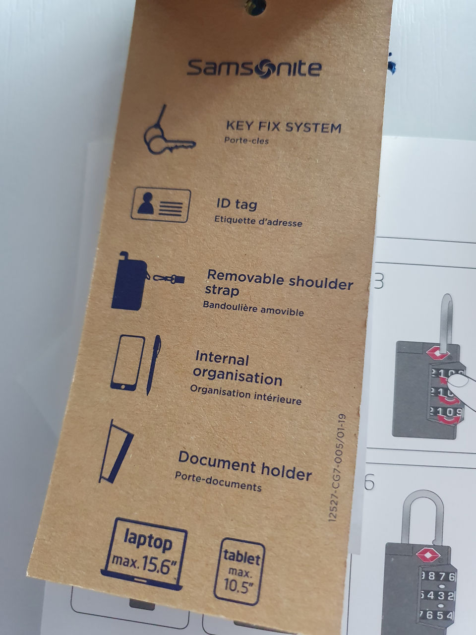 Samsonite. Geantă pentru Laptop. 15.6'' фото 5