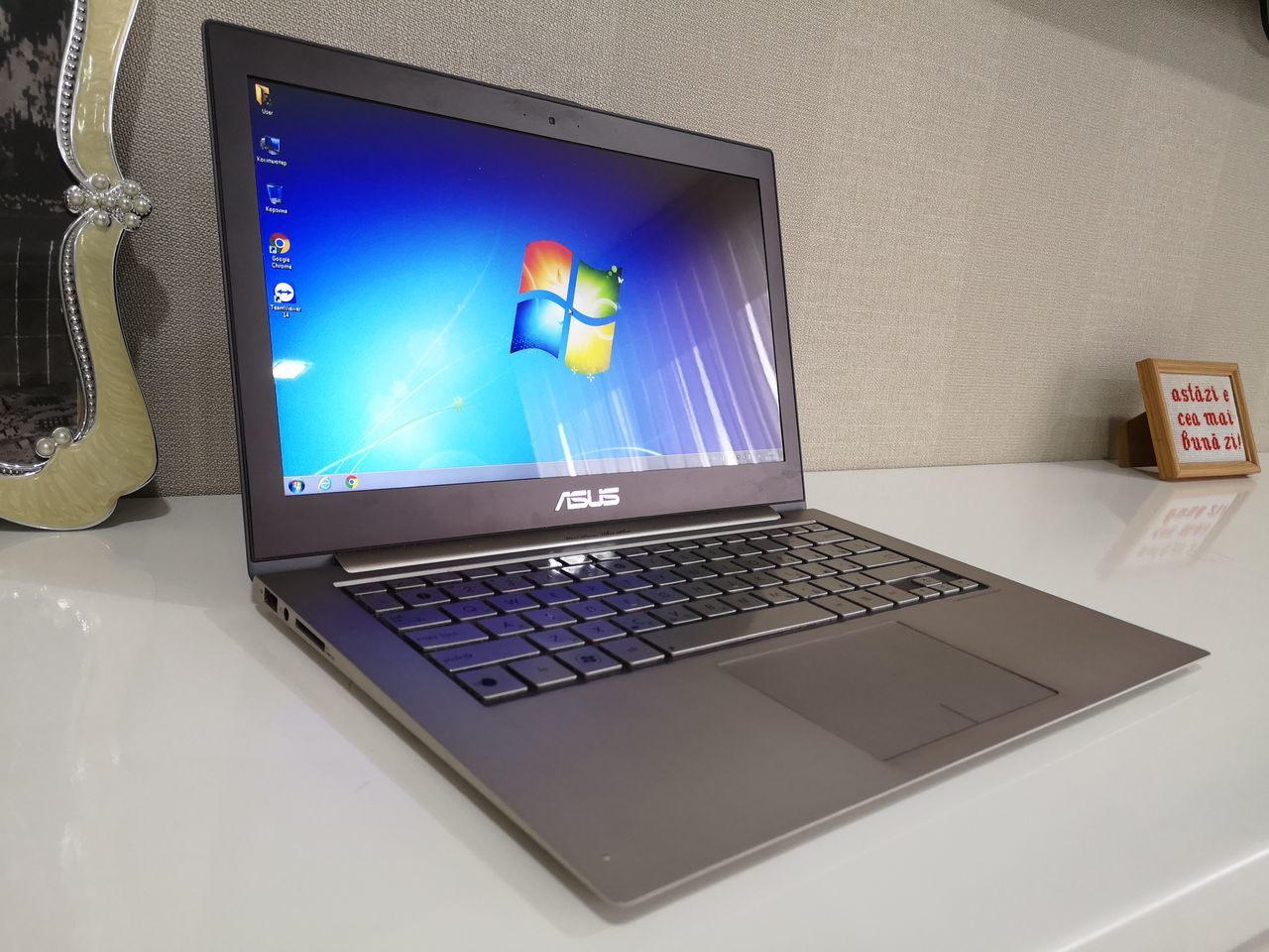 Ultrabook Asus Zenbook Ux31e 13 3 Cpu Intel I7 Ram 4gb 128gb Ssd Corpus Subtire Metalic