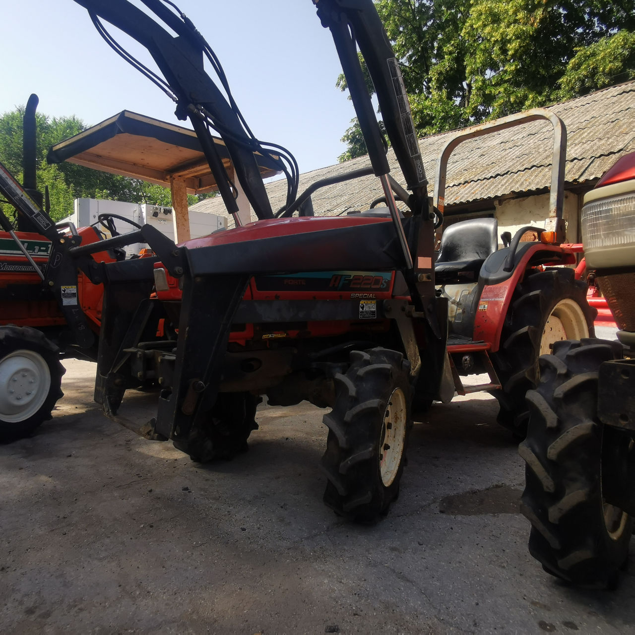 Tractor japonez - Yanmar AF 222s+freza+încărcător acte+transport foto 4