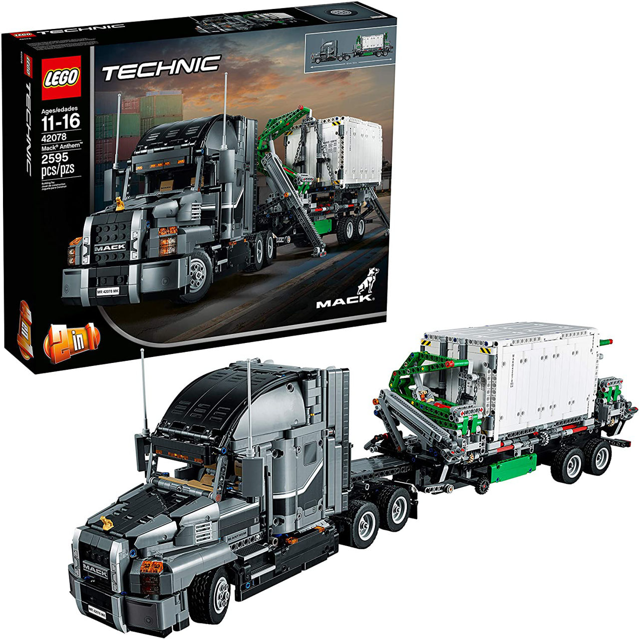LEGO Technic 42078 грузовик MACK foto 0