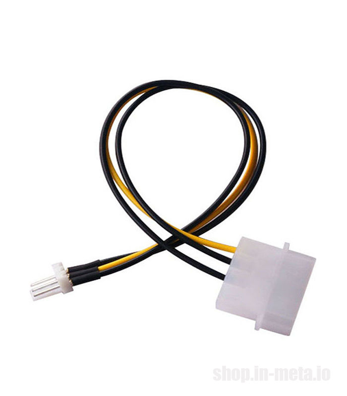 ID-182 - Power Adapter Cable 20CM Computer Fan IDE 4 Pin Molex Male To 3 Pin Male foto 0