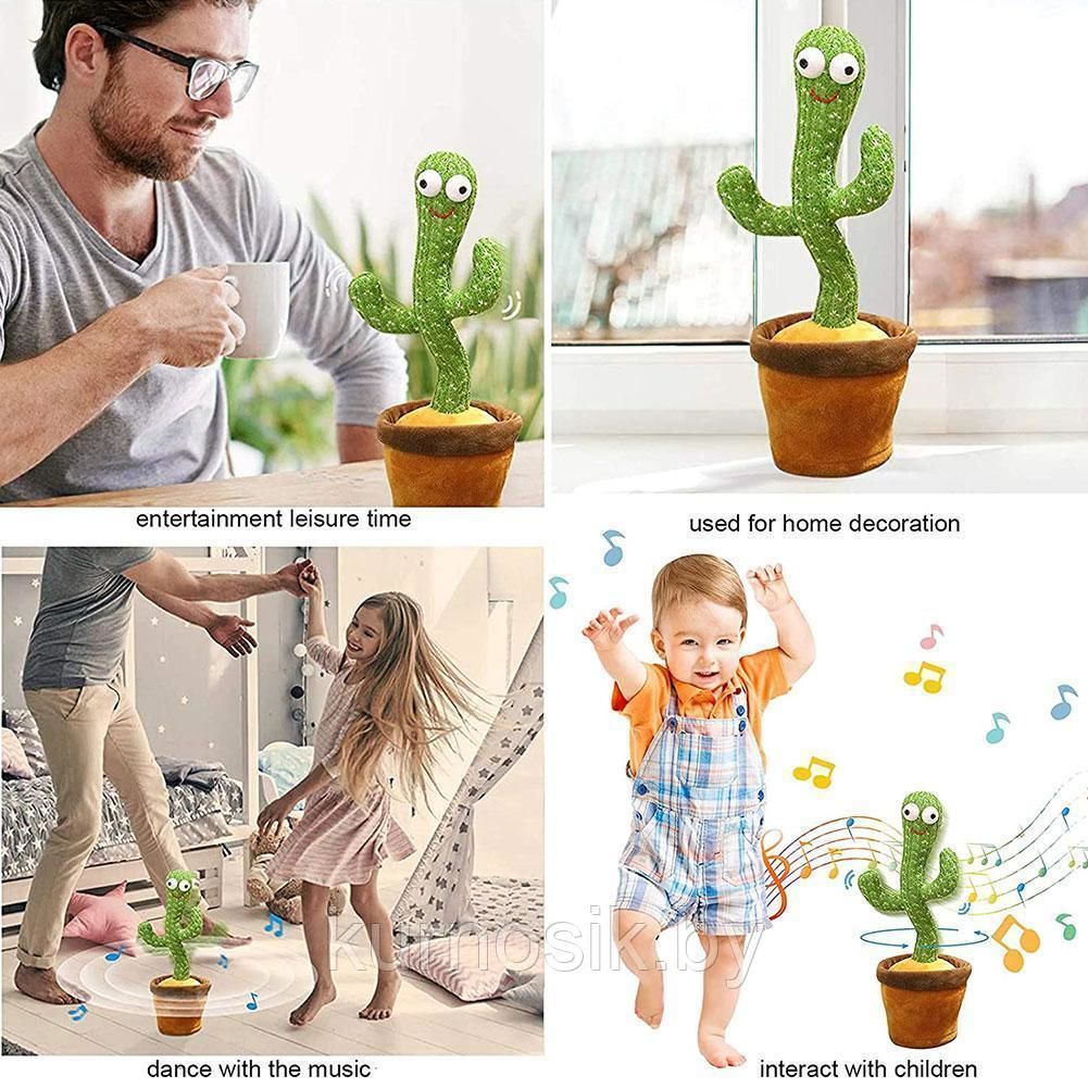 Танцующий Кактус игрушка повторюшка/ jucarie Cactus vorbitor danseaza, canta /str.Ismail 84-BabyCity foto 6