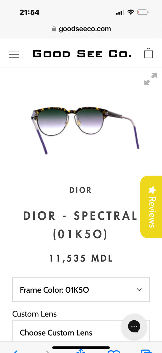 Vând ochelari noi de soare Christian Dior ! Sunt originale foto 2
