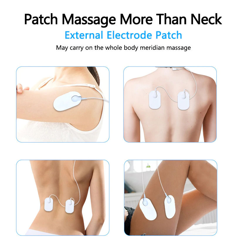Импульсный массажер для шеи миостимулятор Neck Massager foto 1