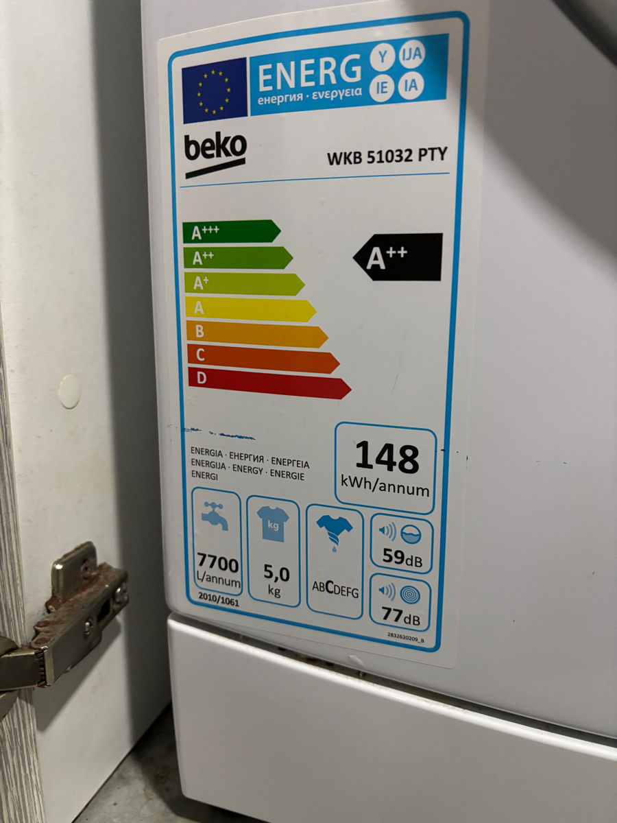 Masina de spalat beko  foto 1