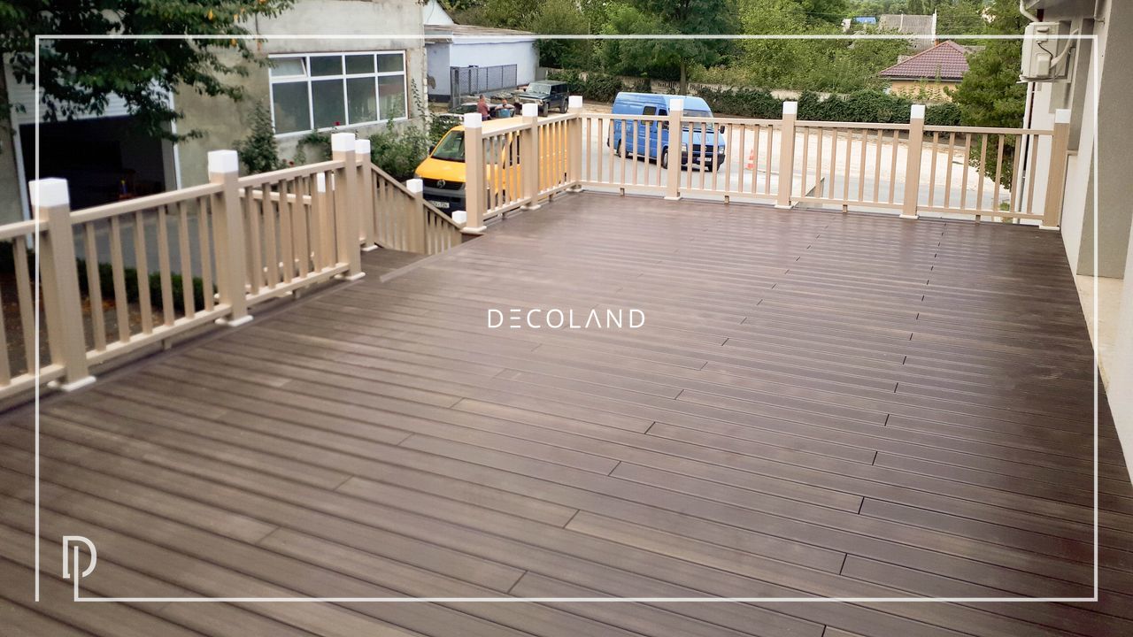 Balustrade,terase,gard din profile WPC lemn plastifiat decking (террасная доска)древесно-полимерный foto 4