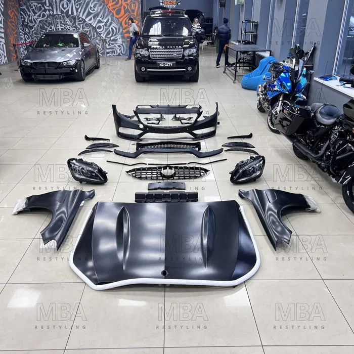 Полный обвес бампер mercedes c63 amg coupe w205 фото 0