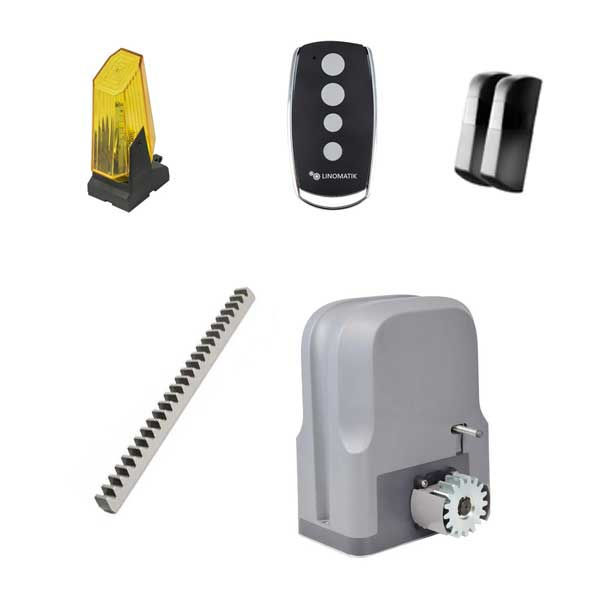 Мотор для откатных ворот Linomatik-600 KIT foto 1