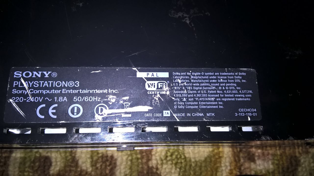 Playstation 3 Fat 40Gb CECHC04 б/у