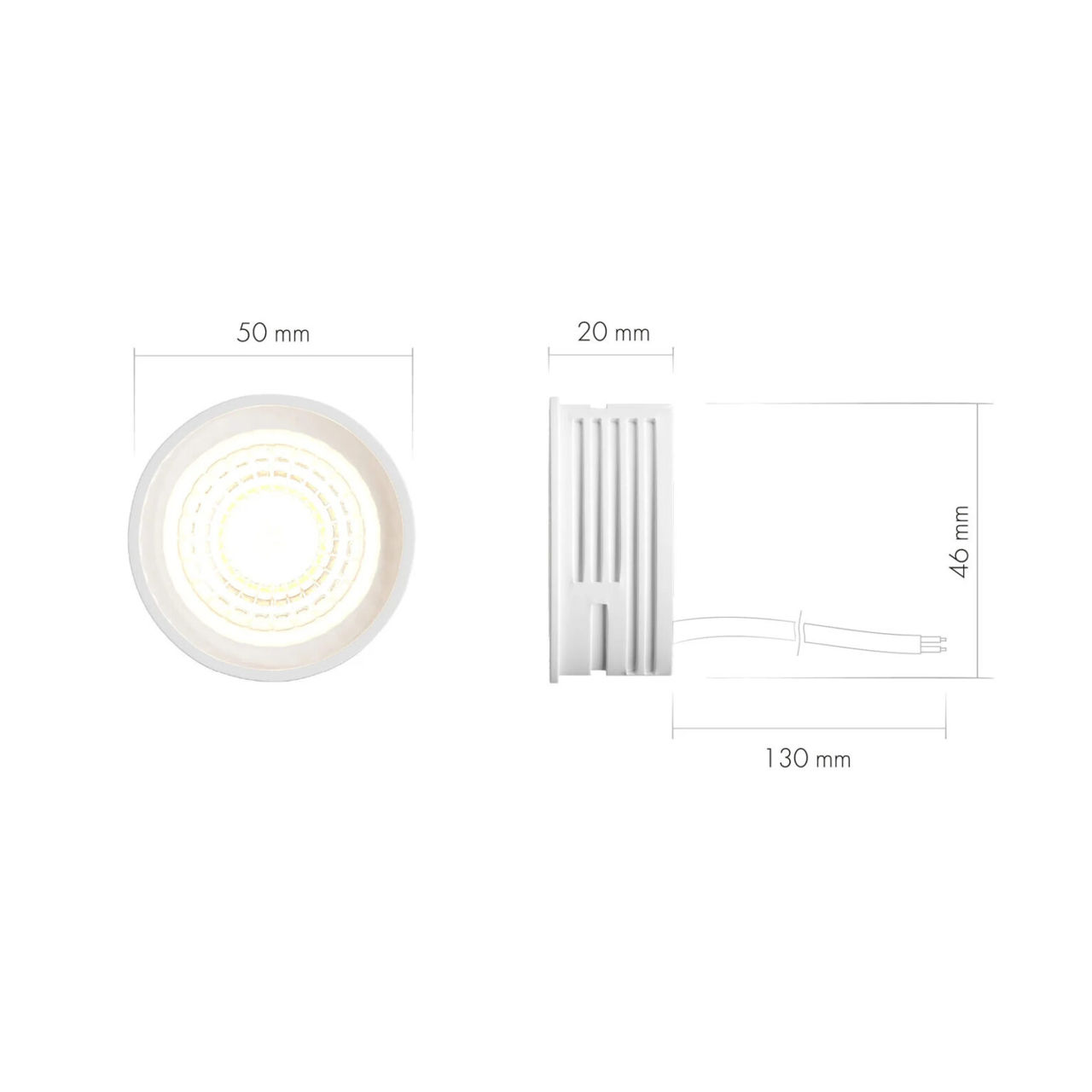 Modul LED Denkirs 10W 3000K DK/EU-3000-7W foto 2