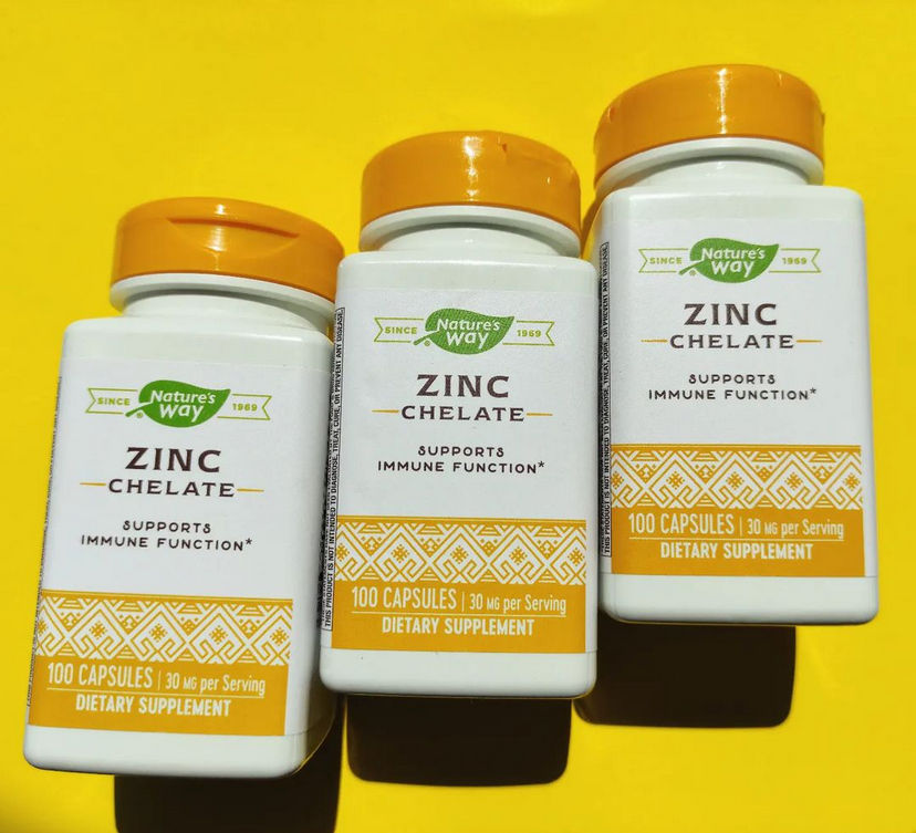 Цинк премиального качества, Zinc, 100 капсул, 30мг, Хелат Цинка, Chelat ...