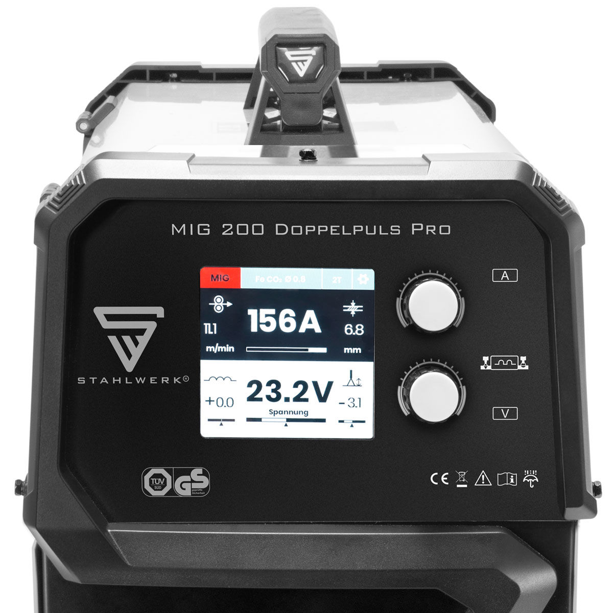 Полуавтомат Stahlwerk MIG MAG 200 Double Pulse Pro foto 3