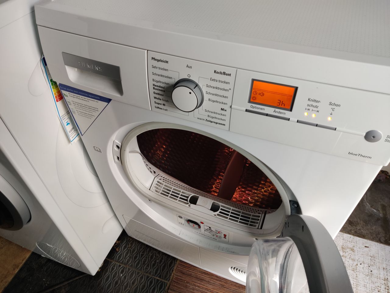 Компрессорная сушильная машина Siemens Blue Therm на 7 кг