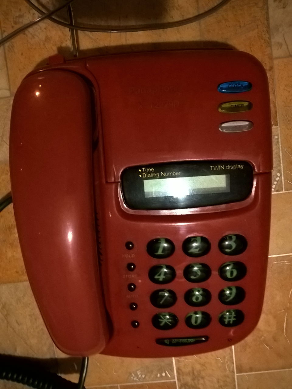 Телефон Panaphone KX-T2229D c часами