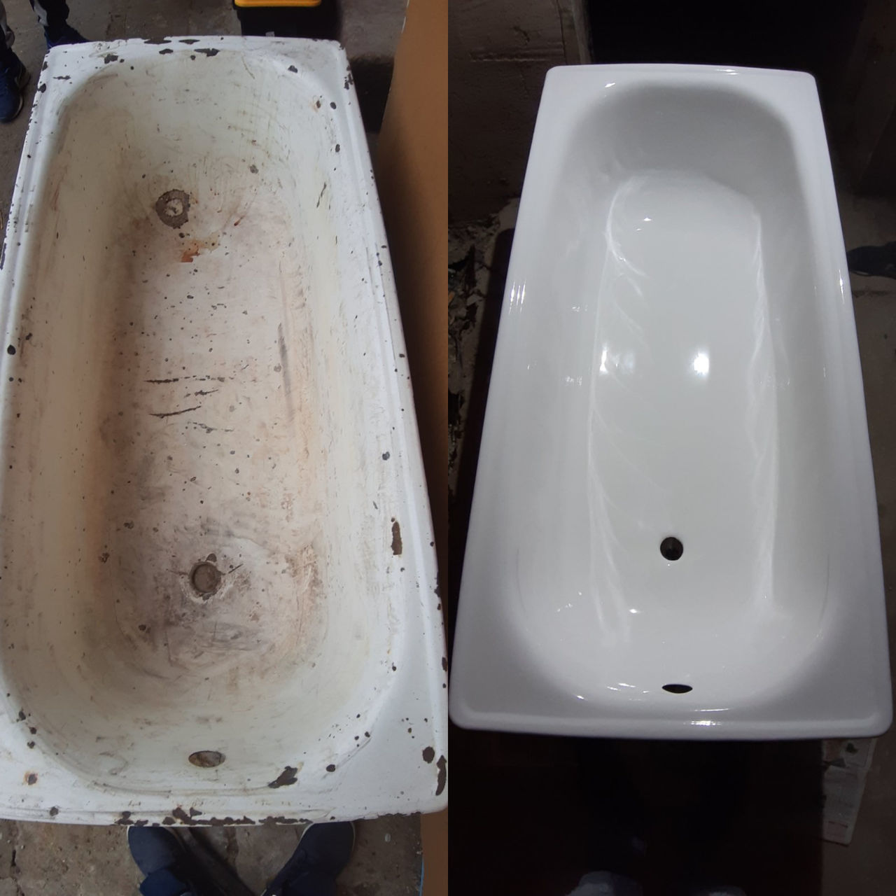 Reparatia cazilor,fontă ciugun, metal,cu acril ecologic, !! покраска ванн foto 1