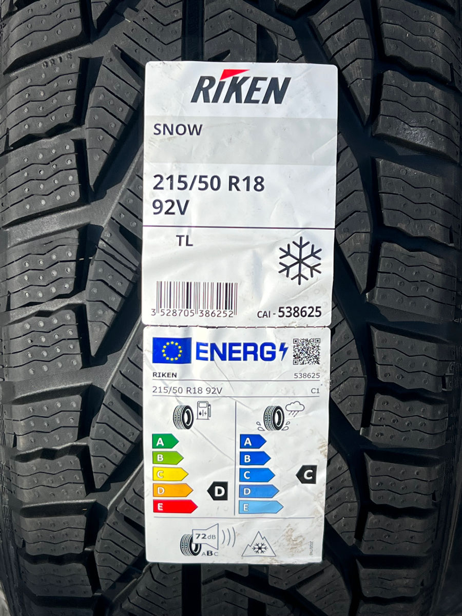 215/50 R18 Riken Snow (Michelin Group)/ Доставка, livrare toata Moldova foto 1