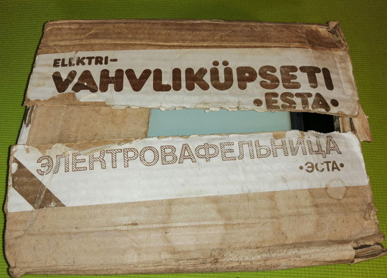 Электровафельница "Эста Esta" ЭВ-0,8/220"(СССР). фото 3
