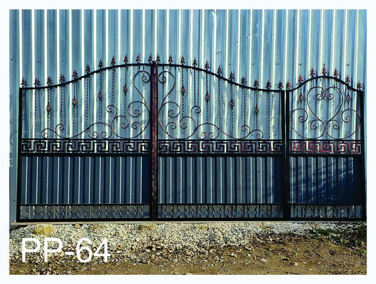 Porti , garduri, balustrade, copertine, porti din metal, porti cu profnastil, la comanda foto 0
