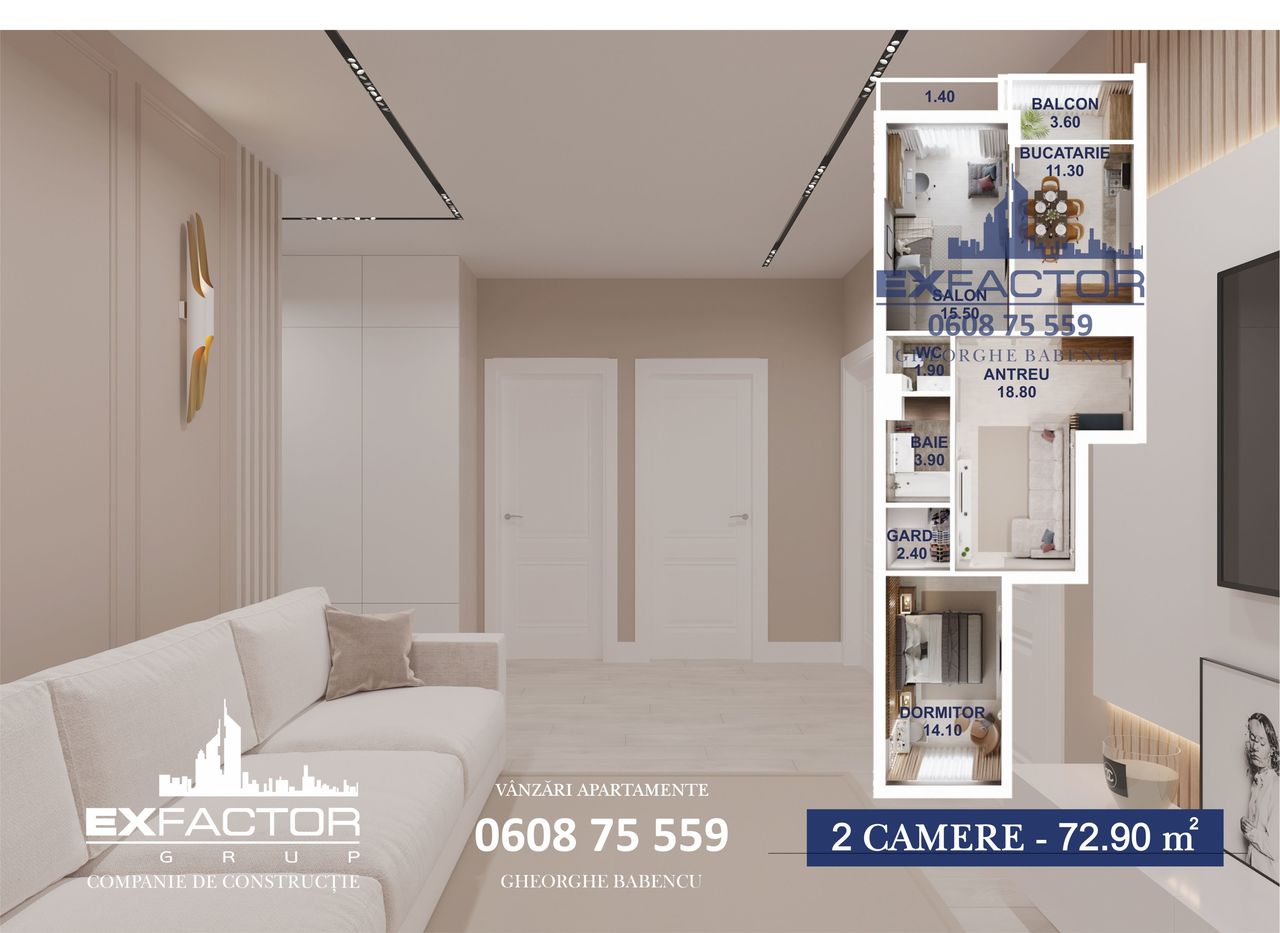 Apartament cu 2 camere,  Botanica,  Chișinău,  Chișinău mun. foto 5
