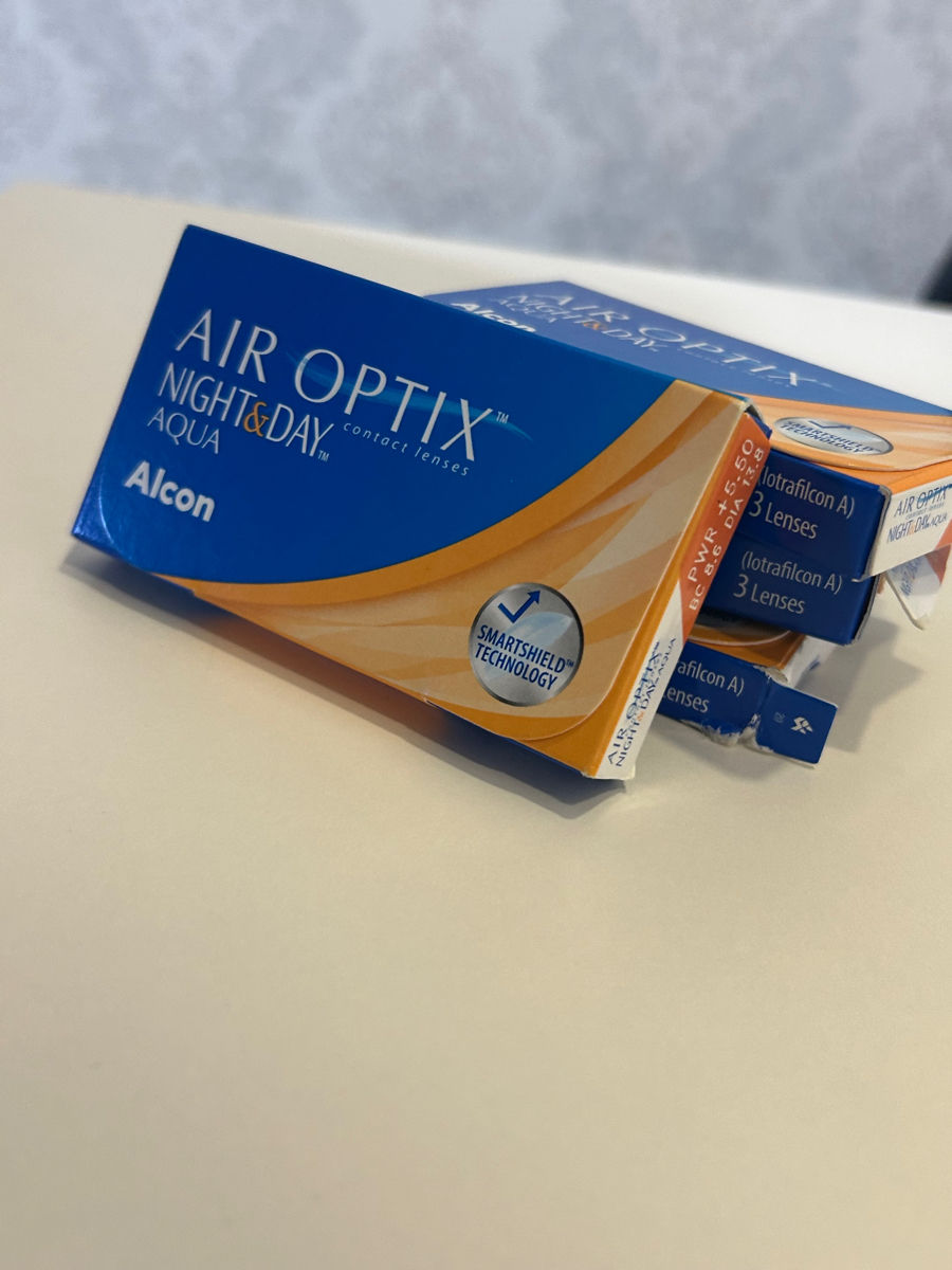 Lentile Air Optix zi si noapte , si ocluzoare  фото 3