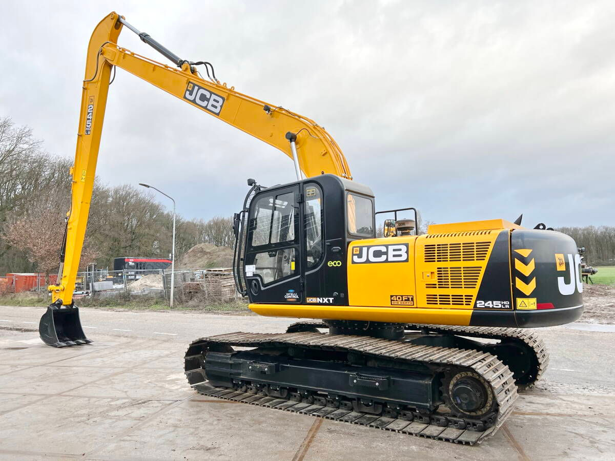 Excavator JCB 245 HDLR – cu brat lung , 24 Tone (Nou) + Video foto 1