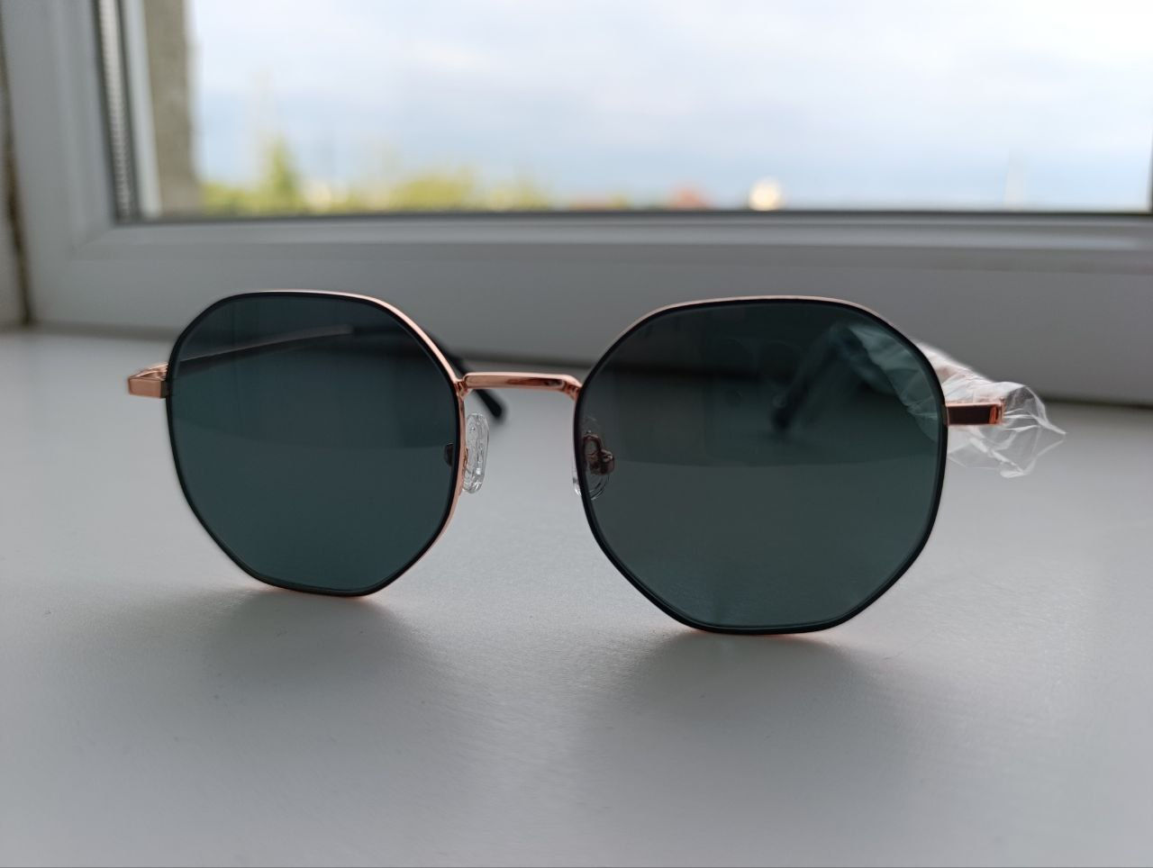 Ochelari de soare Rose Gold (lentile Germane Carl Zeiss Green) foto 1