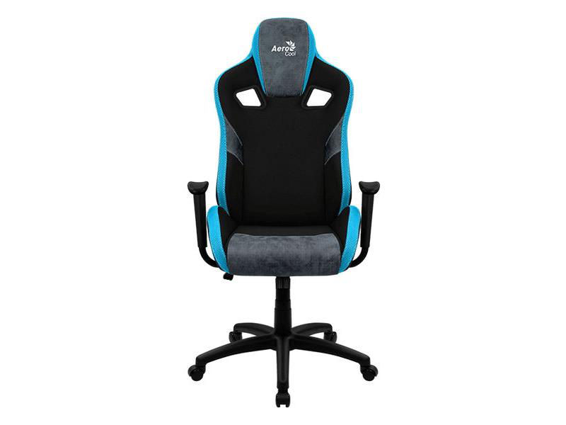 Gaming Chair Aerocool Count Steel Blue, User Max Load Up To 150Kg / Height 165-180Cm foto 4