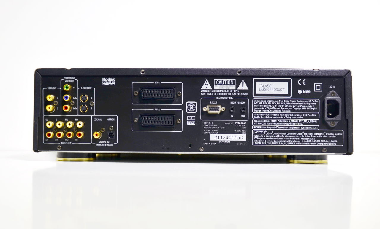Denon DVD - 3800 High End multiplayer CD / SVCD / DVD Audio Video фото 5