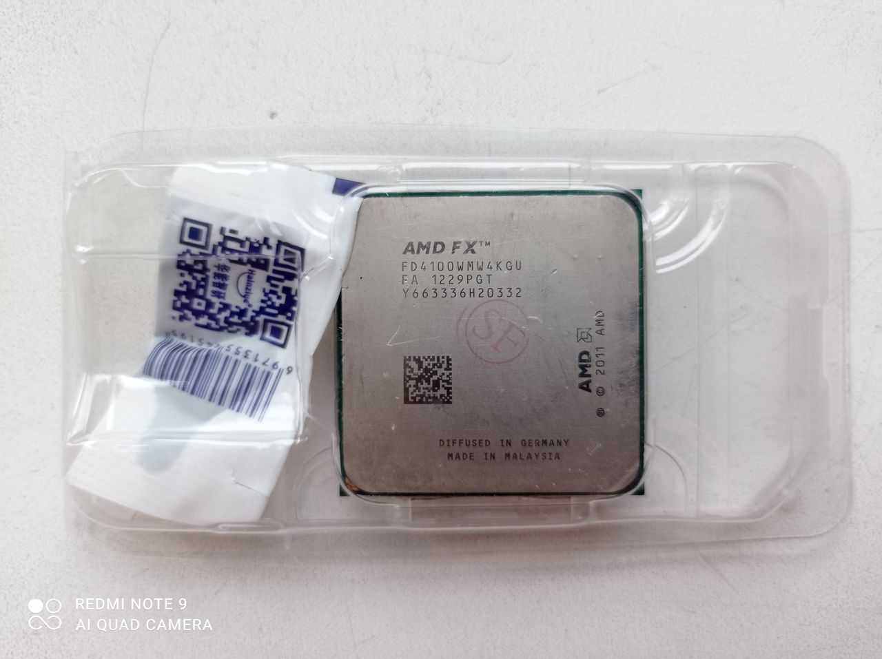 AMD FX Series FX-4100 Quad Core CPU 3.6GHz FD4100WMW4KGU Processor Socket AM3+ E
