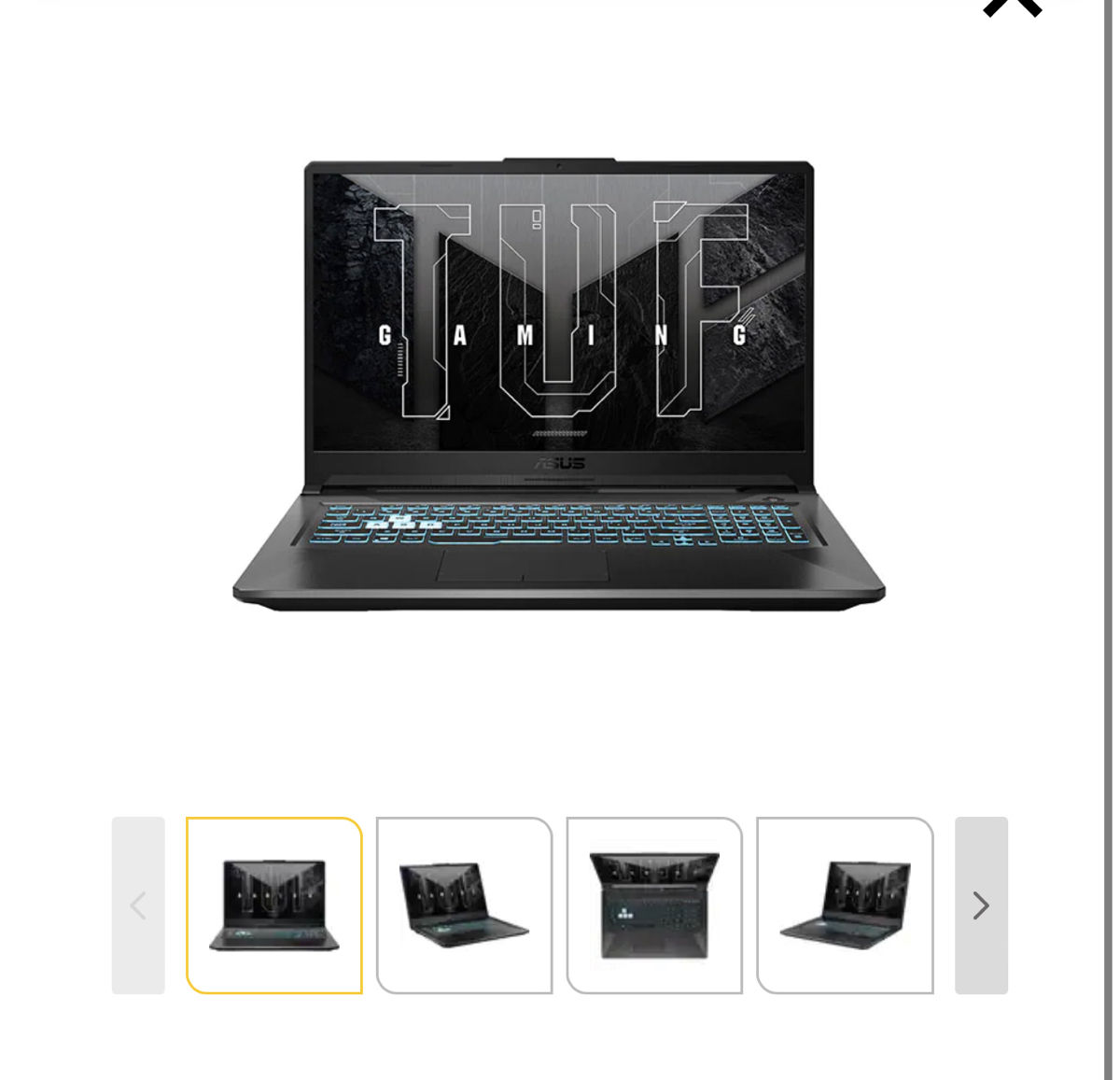 Laptop Gaming ASUS TUF F17 FX706HE-HX007, Intel Core i7-11800H pana la ...