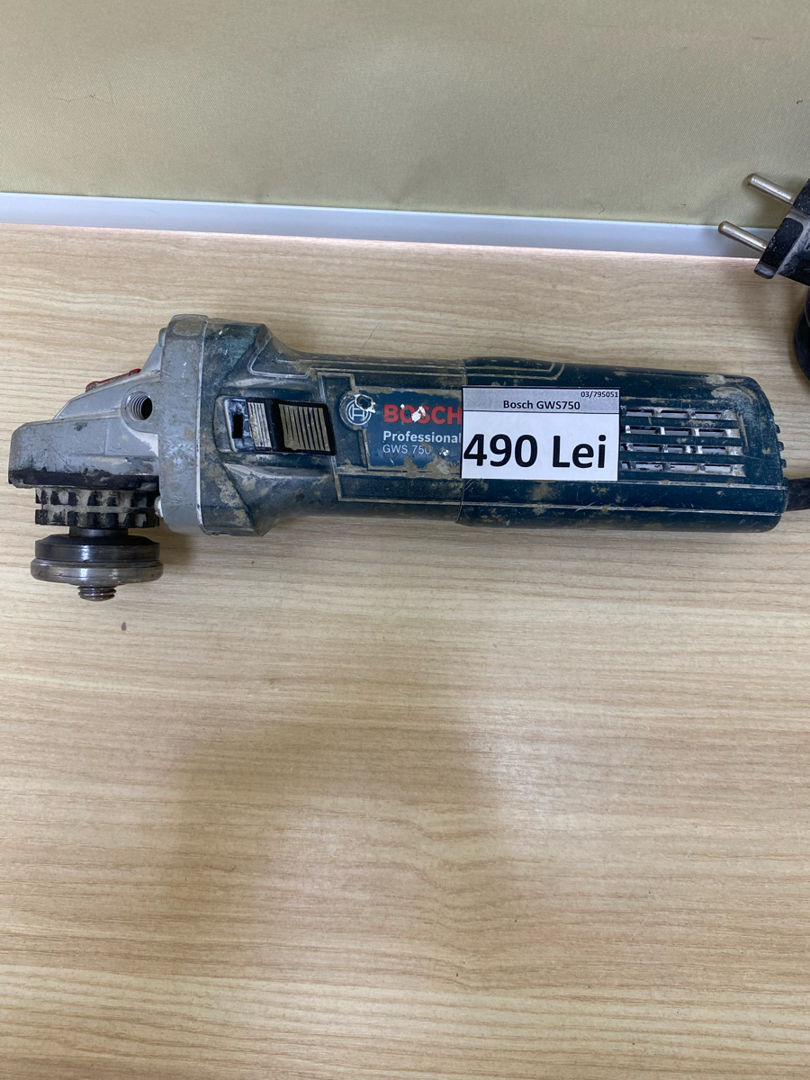 болгарка bosch gws750 490 lei