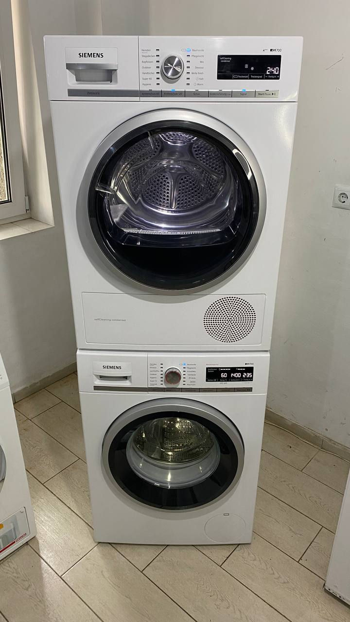 Немецкая сушильная машина Siemens IQ700 с тепловым насосом фото 0