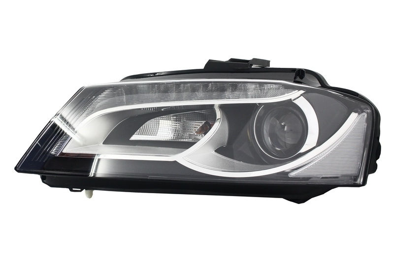 Faruri LED DRL compatibil cu Audi A3 8P 8P1 8PA (2009-2013) Facelift Look, фары foto 2