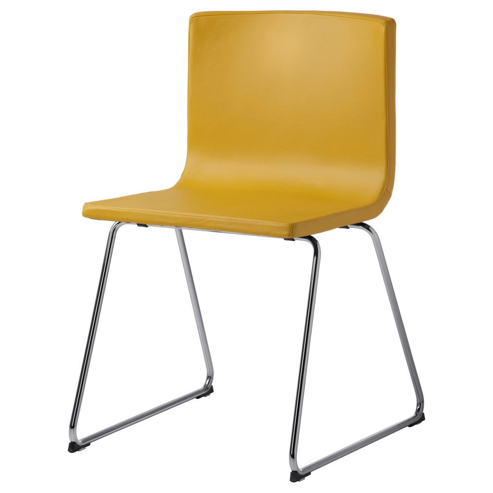 Стулья IKEA Bernhard, жёлтые фото 0